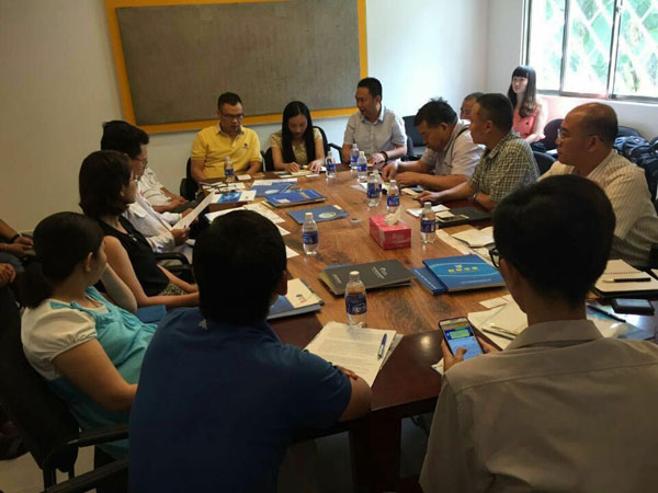 2015年中国船海配套企业赴越南商务考察团与Triyards洽谈合作